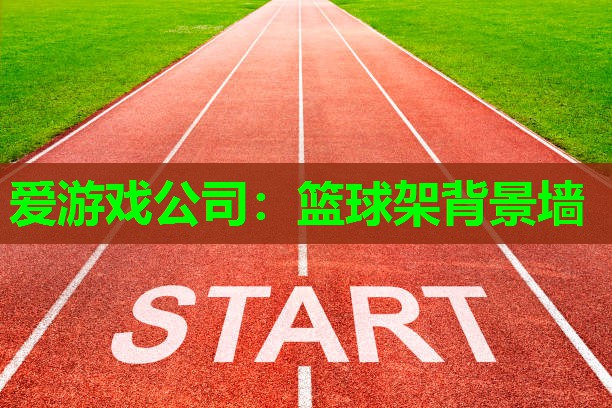 爱游戏公司：篮球架背景墙