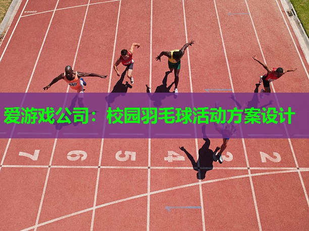 爱游戏公司：校园羽毛球活动方案设计