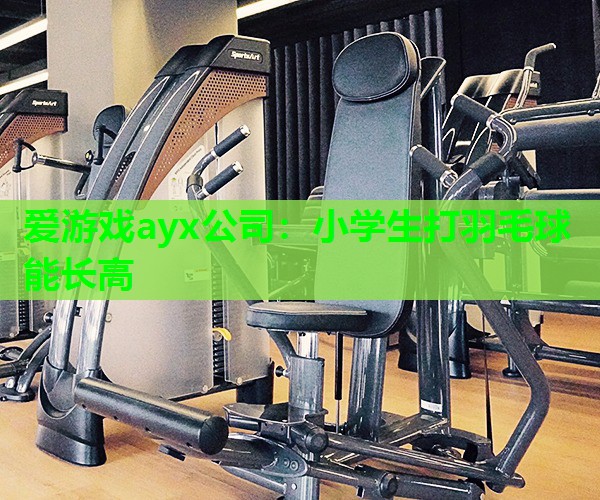 爱游戏ayx公司：小学生打羽毛球能长高