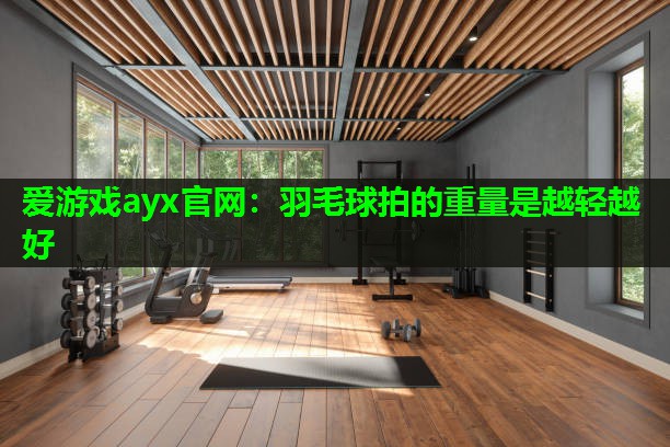 羽毛球拍的重量是越轻越好