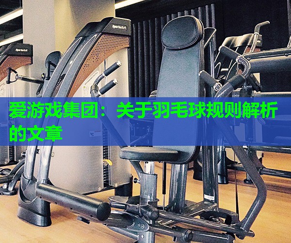 关于羽毛球规则解析的文章