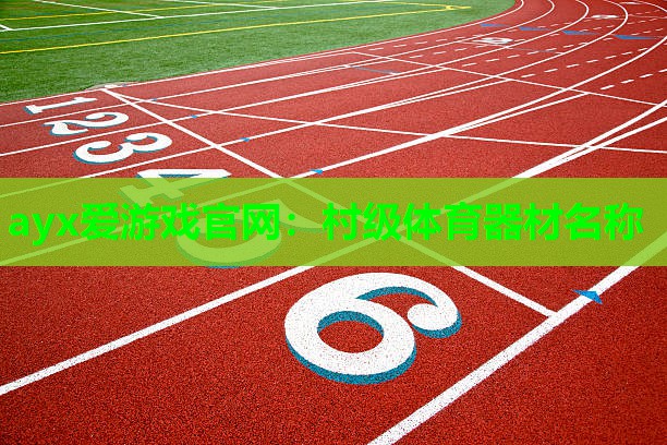 村级体育器材名称